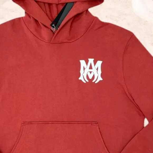 Men's Red Amiri Hoodie